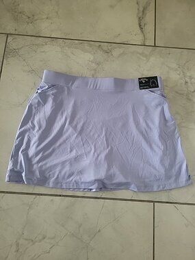 NWT Callaway Truesculpt Women's Skort Size XL Lavender UPF 50 Golf Tennis Prep